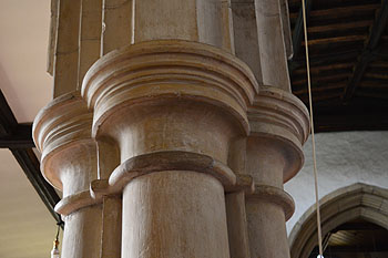 A column in the south aisle February 2013